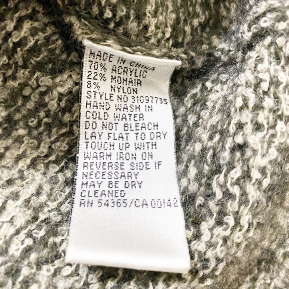 Nygard Oversized Turtle Neck Brown Cream 8 - Picture 6 of 9